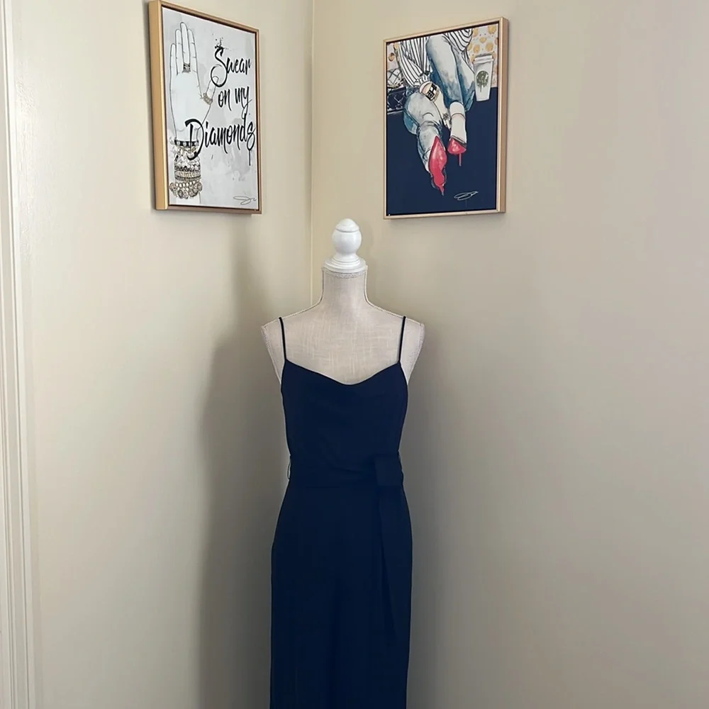 ๐ ANTONIO MELANI Black Jumpsuit with Sweetheart Neckline and Wide-Leg - Picture 3 of 17